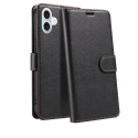 WALLETIP16PLUSNOIR - Etui portefeuille iPhone 16 PLUS coloris NOIR rabat latéral articulé fonction stand