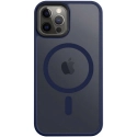 TACT-HYPERIP12BLEU - Coque bleue foncé pour iPhone 12/12 Pro avec système MagSafe Hyperstealth de Tactical