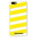 TPU0LENNY3BANDESJAUNES - Coque souple pour Wiko Lenny 3 avec impression Motifs bandes jaunes