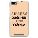 TPU0LENNY3BORDELIQUEBEIGE - Coque souple pour Wiko Lenny 3 avec impression Motifs Je ne suis pas bordélique beige