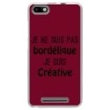 TPU0LENNY3BORDELIQUEBORDEA - Coque souple pour Wiko Lenny 3 avec impression Motifs Je ne suis pas bordélique bordeau