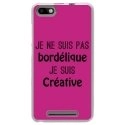 TPU0LENNY3BORDELIQUEFUSHIA - Coque souple pour Wiko Lenny 3 avec impression Motifs Je ne suis pas bordélique fushia