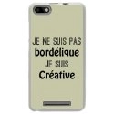 TPU0LENNY3BORDELIQUEVERT - Coque souple pour Wiko Lenny 3 avec impression Motifs Je ne suis pas bordélique vert