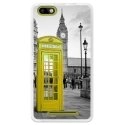 TPU0LENNY3CABINEUKJAUNE - Coque souple pour Wiko Lenny 3 avec impression Motifs cabine téléphonique UK jaune