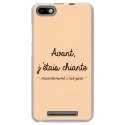 TPU0LENNY3CHIANTEBEIGE - Coque souple pour Wiko Lenny 3 avec impression Motifs Avant, j'étais chiante beige