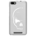 TPU0LENNY3CRANE - Coque souple pour Wiko Lenny 3 avec impression Motifs crâne blanc