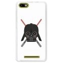 TPU0LENNY3DARKVA - Coque souple pour Wiko Lenny 3 avec impression Motifs Dark et sabres lasers