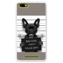 TPU0LENNY3DOGPRISONOS - Coque souple pour Wiko Lenny 3 avec impression Motifs bulldog prisonnier os