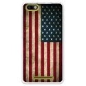 TPU0LENNY3DRAPUSAVINTAGE - Coque souple pour Wiko Lenny 3 avec impression Motifs drapeau USA vintage