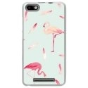 TPU0LENNY3FLAMANT - Coque souple pour Wiko Lenny 3 avec impression Motifs flamants roses