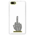 TPU0LENNY3MAINDOIGT - Coque souple pour Wiko Lenny 3 avec impression Motifs doigt d'honneur