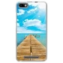 TPU0LENNY3PONTON - Coque souple pour Wiko Lenny 3 avec impression Motifs ponton sur la mer