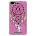 TPU0LENNY3REVEROSE - Coque souple pour Wiko Lenny 3 avec impression Motifs attrape rêve sur fond rose