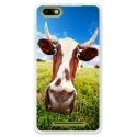 TPU0LENNY3VACHE - Coque souple pour Wiko Lenny 3 avec impression Motifs vache