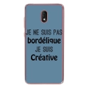 TPU0LENNY5BORDELIQUEBLEU - Coque souple pour Wiko Lenny 5 avec impression Motifs Je ne suis pas bordélique bleu