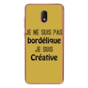 TPU0LENNY5BORDELIQUEOR - Coque souple pour Wiko Lenny 5 avec impression Motifs Je ne suis pas bordélique or