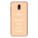 TPU0LENNY5BOUDERBEIGE - Coque souple pour Wiko Lenny 5 avec impression Motifs Bouder pour mieux Régner beige