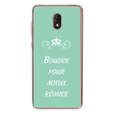 TPU0LENNY5BOUDERTURQUOISE - Coque souple pour Wiko Lenny 5 avec impression Motifs Bouder pour mieux Régner turquoise