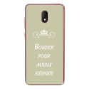 TPU0LENNY5BOUDERVERT - Coque souple pour Wiko Lenny 5 avec impression Motifs Bouder pour mieux Régner vert