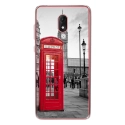 TPU0LENNY5CABINEUK - Coque souple pour Wiko Lenny 5 avec impression Motifs cabine téléphonique UK rouge