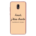 TPU0LENNY5CHIANTEBEIGE - Coque souple pour Wiko Lenny 5 avec impression Motifs Avant, j'étais chiante beige