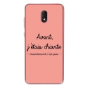 TPU0LENNY5CHIANTEROSE - Coque souple pour Wiko Lenny 5 avec impression Motifs Avant, j'étais chiante rose