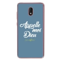 TPU0LENNY5DIEUBLEU - Coque souple pour Wiko Lenny 5 avec impression Motifs Appelle moi Dieu bleu