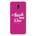 TPU0LENNY5DIEUFUSHIA - Coque souple pour Wiko Lenny 5 avec impression Motifs Appelle moi Dieu fushia