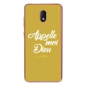 TPU0LENNY5DIEUOR - Coque souple pour Wiko Lenny 5 avec impression Motifs Appelle moi Dieu or