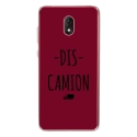 TPU0LENNY5DISCAMIONBORDEAU - Coque souple pour Wiko Lenny 5 avec impression Motifs Dis Camion bordeau