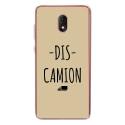 TPU0LENNY5DISCAMIONTAUPE - Coque souple pour Wiko Lenny 5 avec impression Motifs Dis Camion taupe