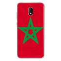 TPU0LENNY5DRAPMAROC - Coque souple pour Wiko Lenny 5 avec impression Motifs drapeau du Maroc