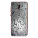 TPU0LENNY5GOUTTEEAU - Coque souple pour Wiko Lenny 5 avec impression Motifs gouttes d'eau