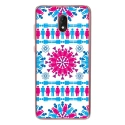 TPU0LENNY5GUY04 - Coque souple pour Wiko Lenny 5 avec impression Motifs ronds en forme de bonhommes 4