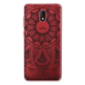 TPU0LENNY5MANDALANOIR - Coque souple pour Wiko Lenny 5 avec impression Motifs Mandala noir