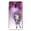 TPU0LENNY5MANGAVIOLETTA - Coque souple pour Wiko Lenny 5 avec impression Motifs manga fille violetta