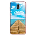 TPU0LENNY5PONTON - Coque souple pour Wiko Lenny 5 avec impression Motifs ponton sur la mer