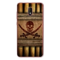 TPU0LENNY5SABREPIRATE - Coque souple pour Wiko Lenny 5 avec impression Motifs sabre et tête de mort pirate