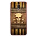 TPU0LENNY5SKULLPIRATE - Coque souple pour Wiko Lenny 5 avec impression Motifs pirate et tête de mort