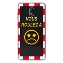 TPU0LENNY5SPEEDCONTROL - Coque souple pour Wiko Lenny 5 avec impression Motifs panneau de contrôle de vitesse