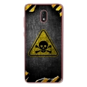 TPU0LENNY5TOXIQUE - Coque souple pour Wiko Lenny 5 avec impression Motifs panneau toxique