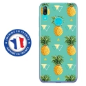 TPU0Y72019ANANAS - Coque souple pour Huawei Y7 (2019) avec impression Motifs ananas