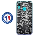 TPU0Y72019ARABESQUENOIR - Coque souple pour Huawei Y7 (2019) avec impression Motifs arabesque noir