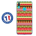 TPU0Y72019AZTEQUEJAUROU - Coque souple pour Huawei Y7 (2019) avec impression Motifs aztèque jaune et rouge