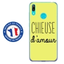 TPU0Y72019CHIEUSEJAUNE - Coque souple pour Huawei Y7 (2019) avec impression Motifs Chieuse d'Amour jaune