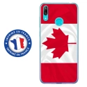 TPU0Y72019DRAPCANADA - Coque souple pour Huawei Y7 (2019) avec impression Motifs drapeau du Canada