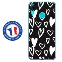 TPU0Y72019LOVE2 - Coque souple pour Huawei Y7 (2019) avec impression Motifs Love coeur 2