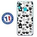 TPU0Y72019LOVE3 - Coque souple pour Huawei Y7 (2019) avec impression Motifs Love coeur 3