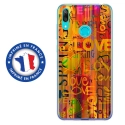 TPU0Y72019LOVESPRING - Coque souple pour Huawei Y7 (2019) avec impression Motifs Love Spring