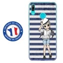 TPU0Y72019MANGAMARINE - Coque souple pour Huawei Y7 (2019) avec impression Motifs manga fille marin